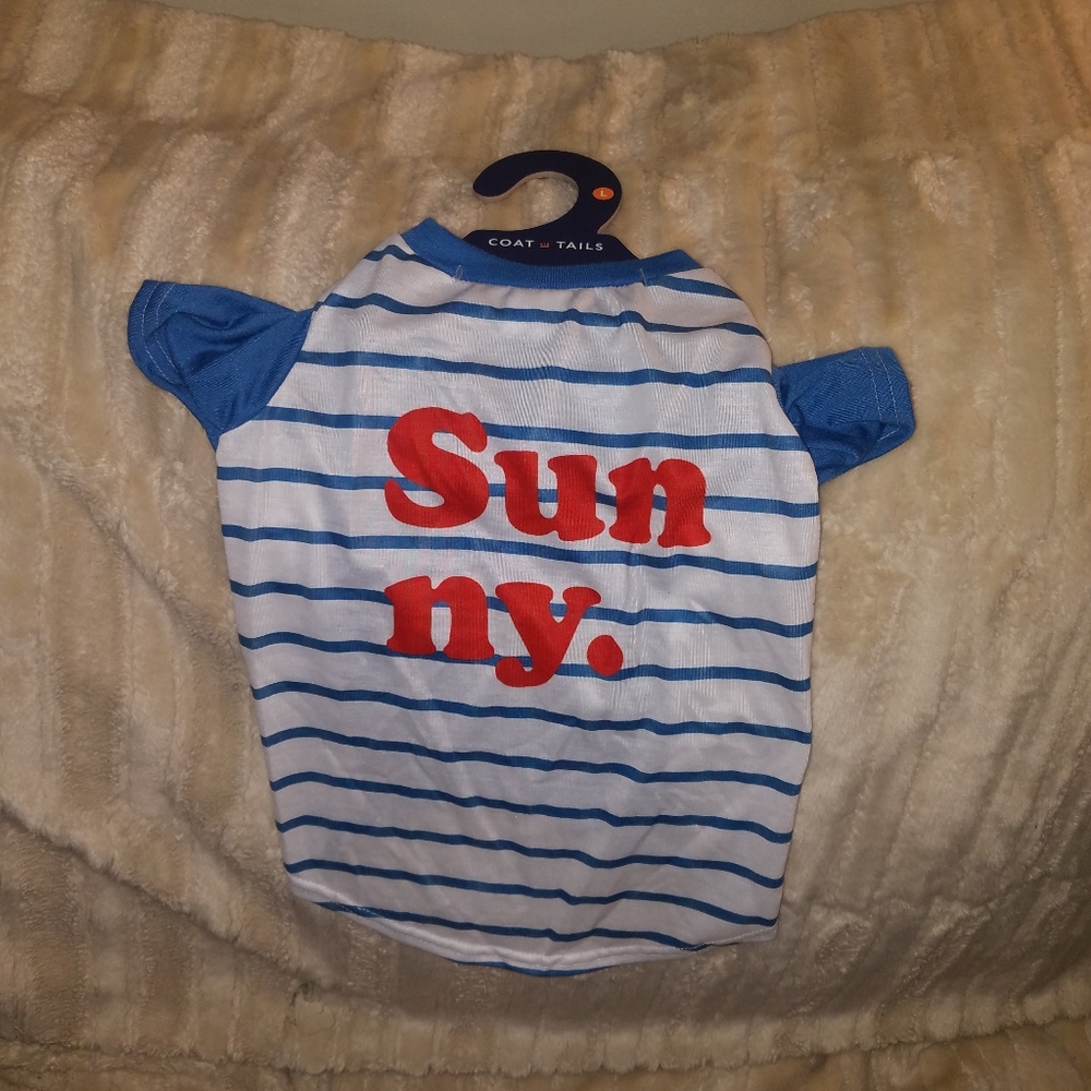 Coat and Tails dog shirt size large